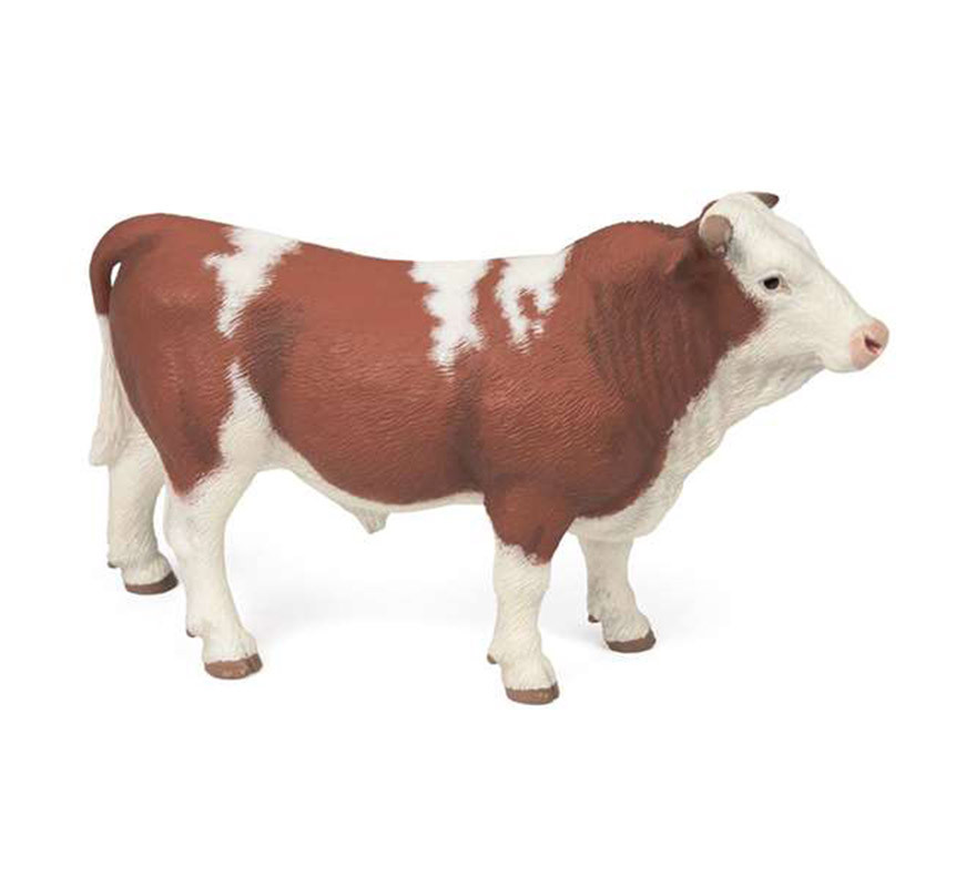 Figura Vaca Suiza Simmental 14,5X4,5X9 cm-B