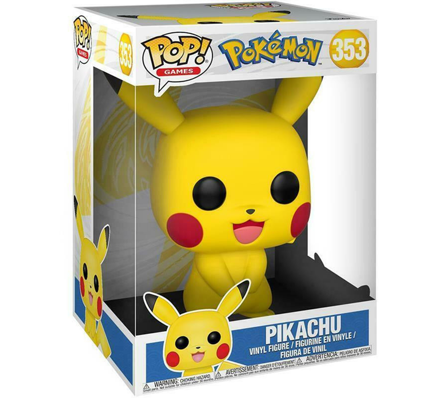 Funko Pop! Pokémon Pikachu 25 cm tamanho grande-B