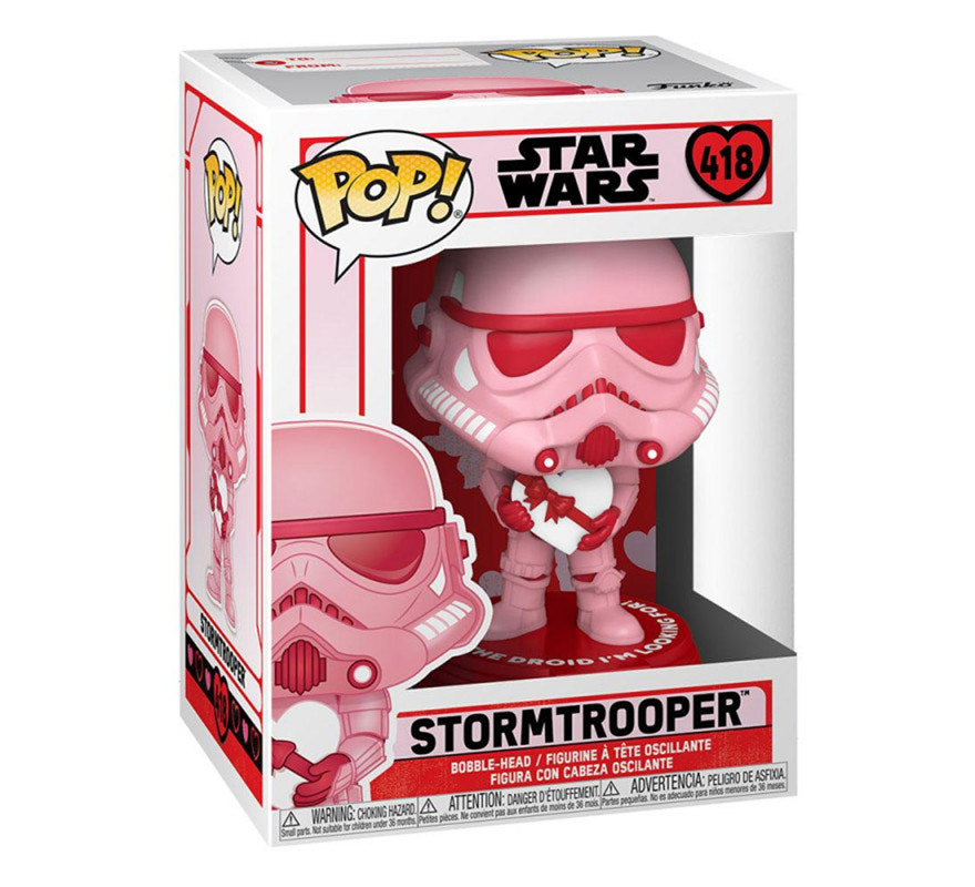 Funko POP! Stormtrooper con Corazón Especial San Valentin Star Wars-B