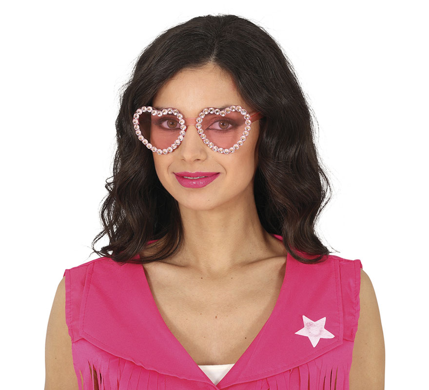 Gafas Corazones con brillantes adulta-B