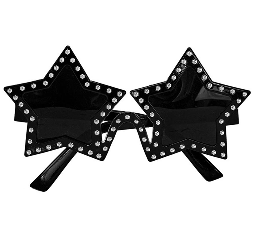 Óculos de estrela com strass-B