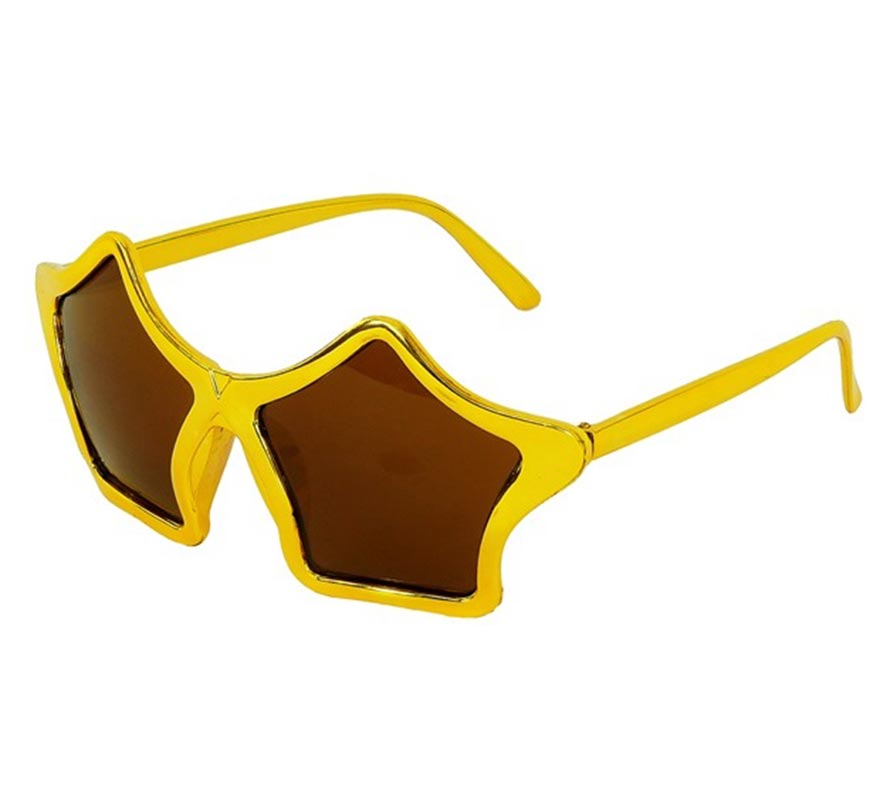 Óculos de sol estrela dos anos 80 em várias cores-B