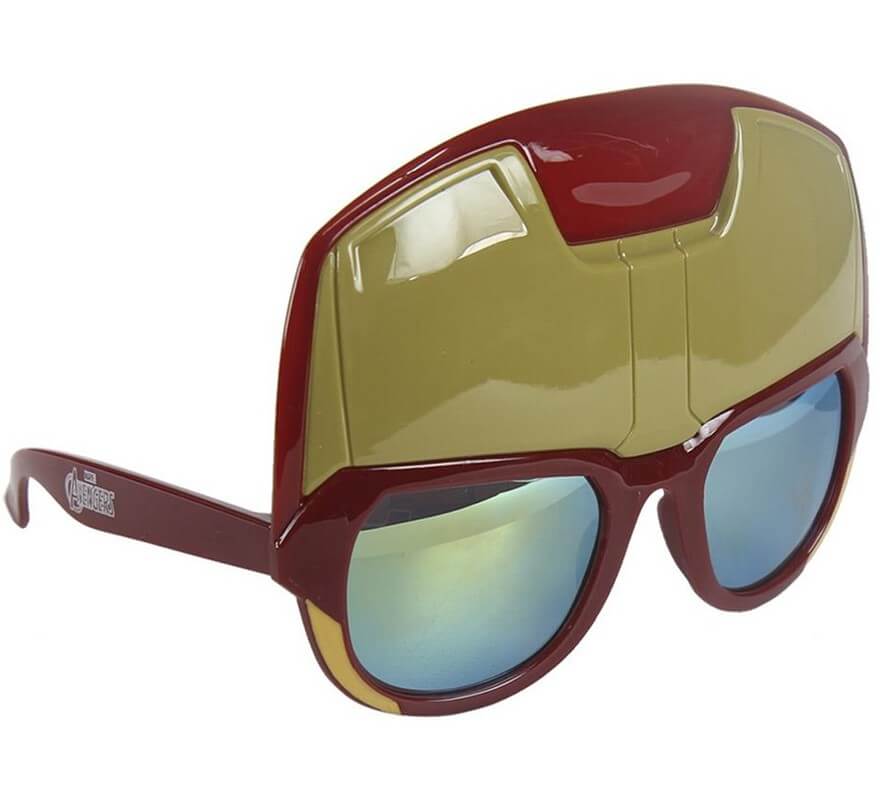 Óculos de sol de meia máscara IronMan-B