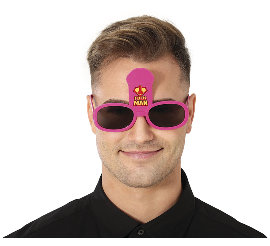 Gafas Fuckman rosa adulto-B