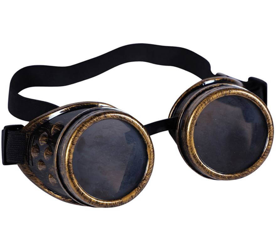 Occhiali rotondi steampunk-B