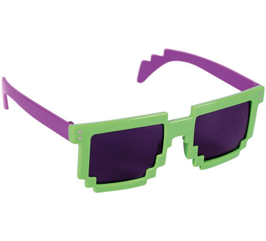 Gafas Verdes Pixeladas-B
