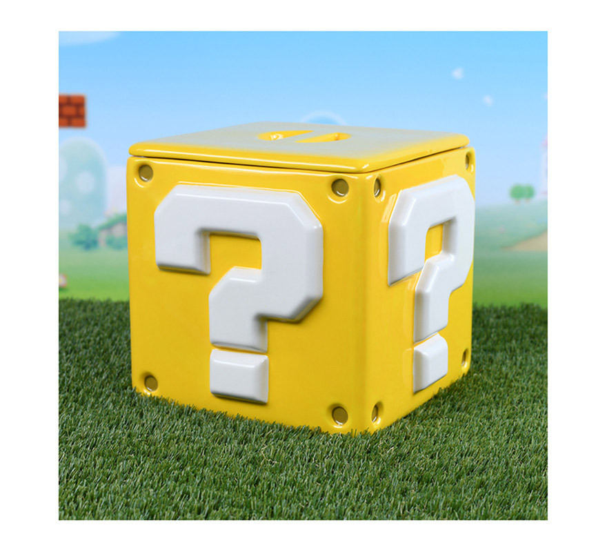 Bloco de perguntas da caixa de biscoitos do Super Mario-B