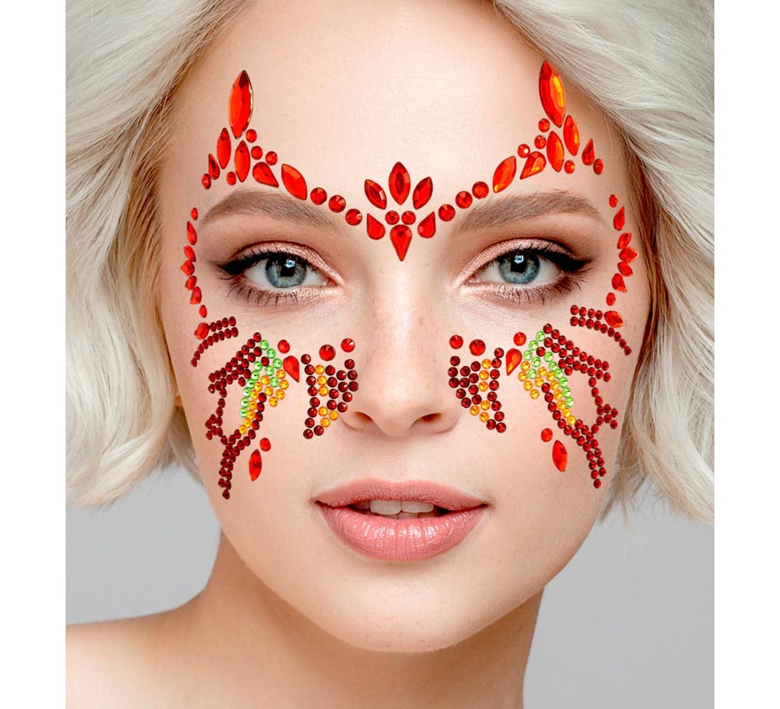 Gemas Faciales Adhesivas de Diablesa-B