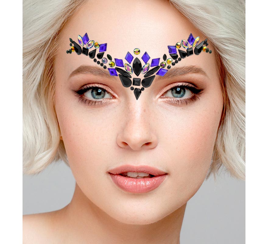 Gemas Faciales Adhesivas de Maléfica-B