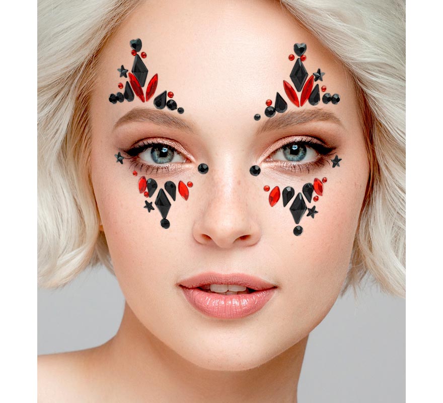 Gemas Faciales Adhesivas de Payasa Conflictiva-B