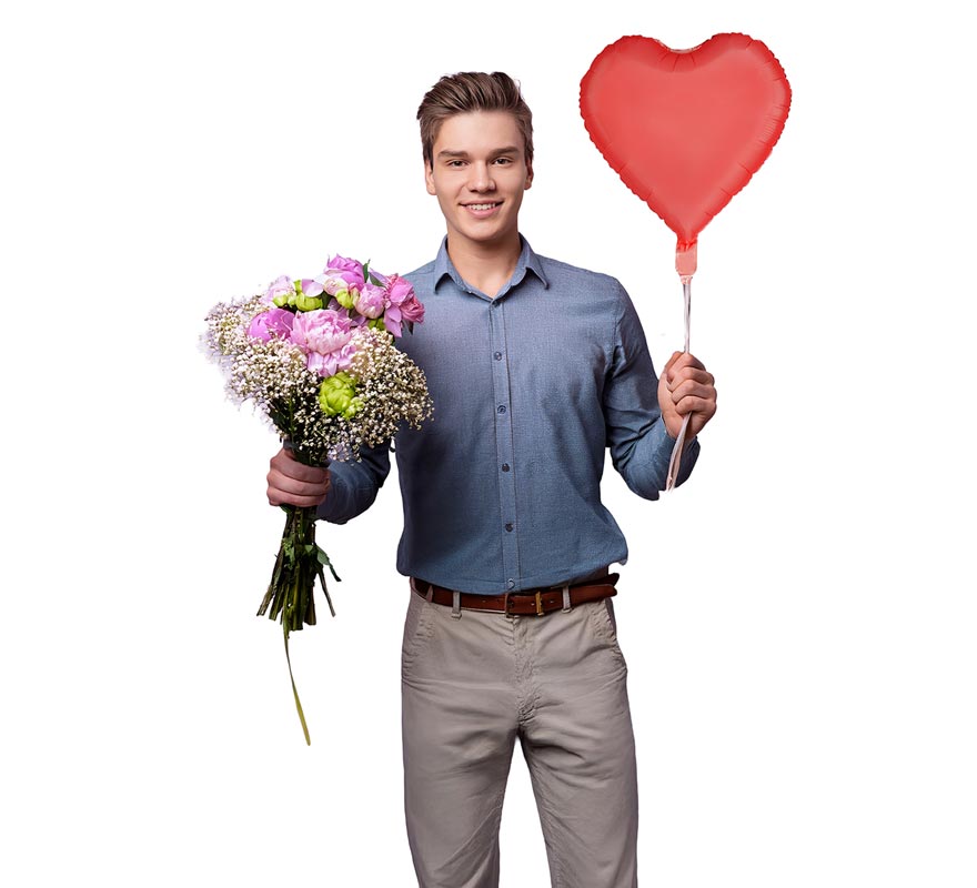 Globo Corazón de 40 cm-B