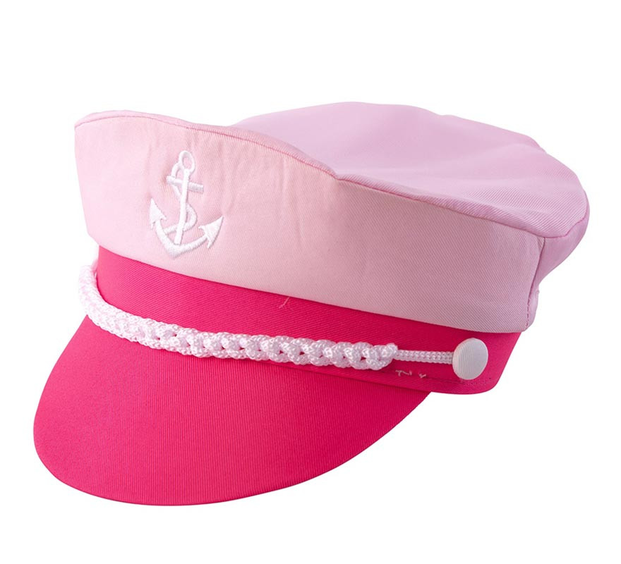 Gorra de Marinero rosa adulto de 25x18x12 cm-B