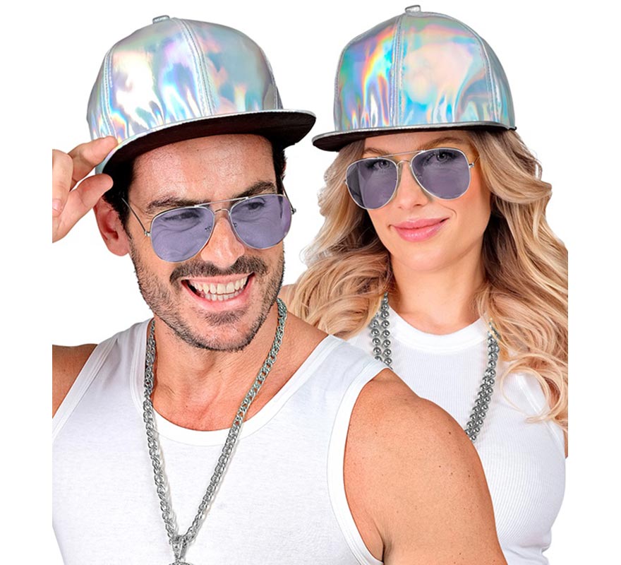 Metallic Holographic Cap in various colors-B
