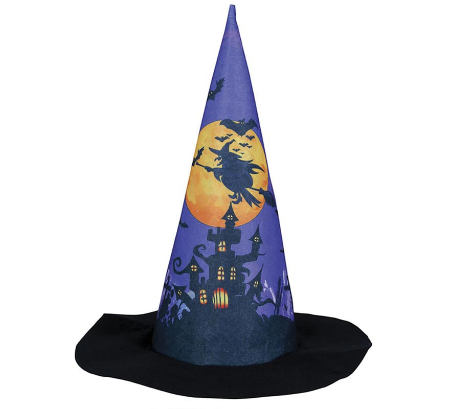 Chapéu de Bruxa da Noite Azul-B