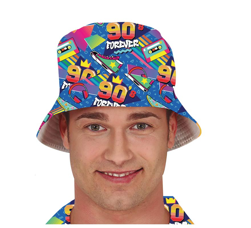 90er-Jahre-Hut in verschiedenen Farben-B