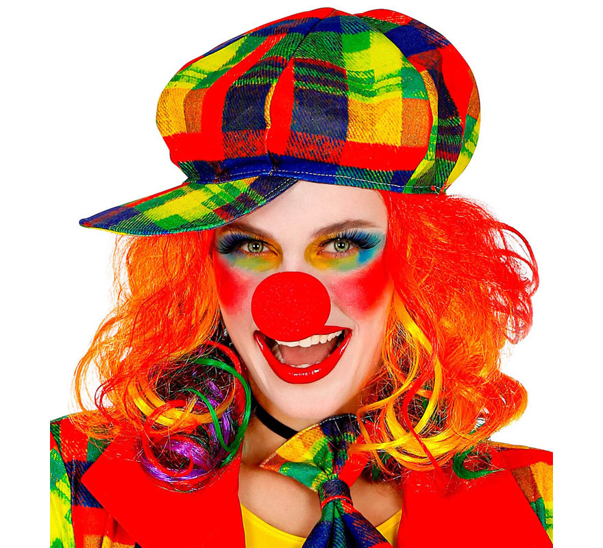 Chapeau de clown multicolore-B