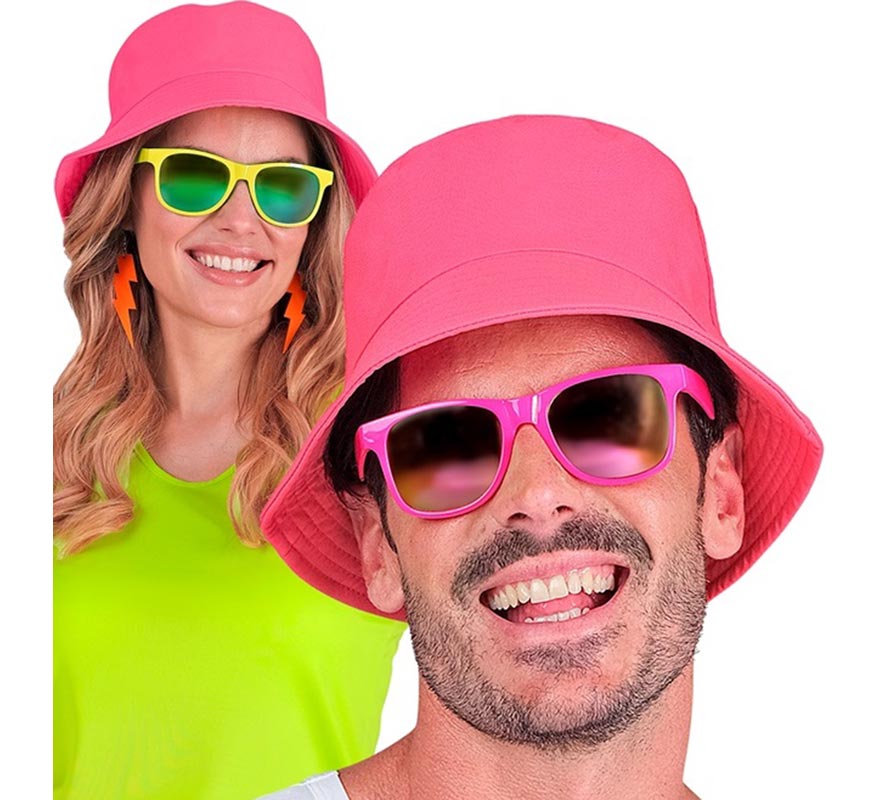 Fisherman's hat in various neon colors-B