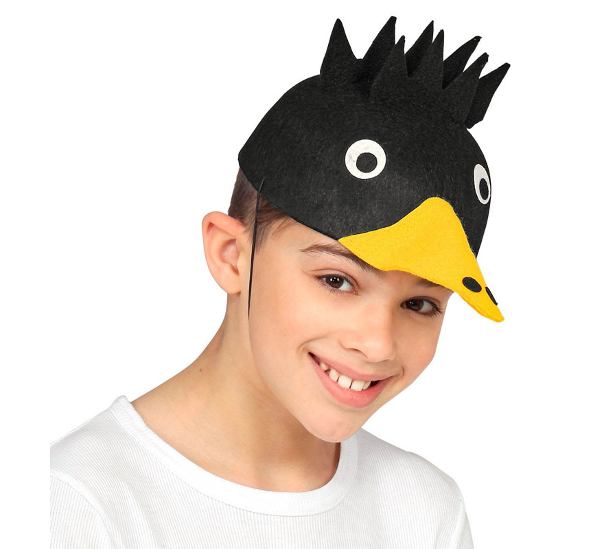 Cappello da pinguino in feltro per bambini-B