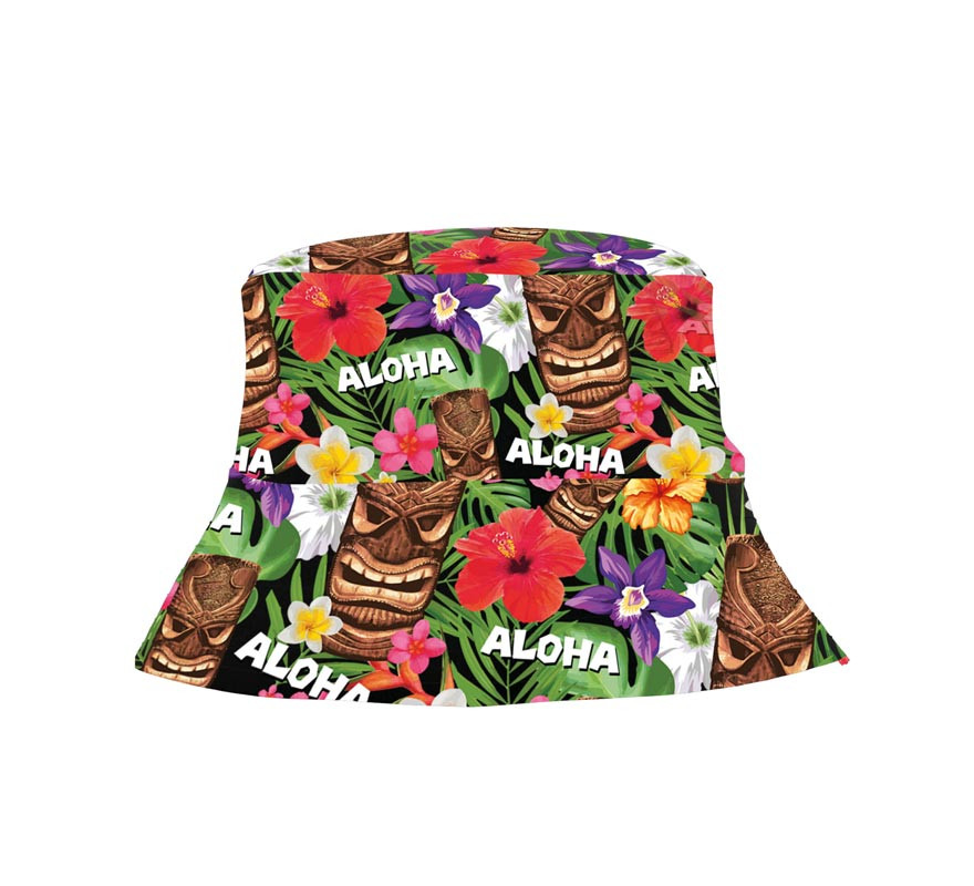 Hawaii-Hut mit Aloha- Blumenmuster für Erwachsene-B