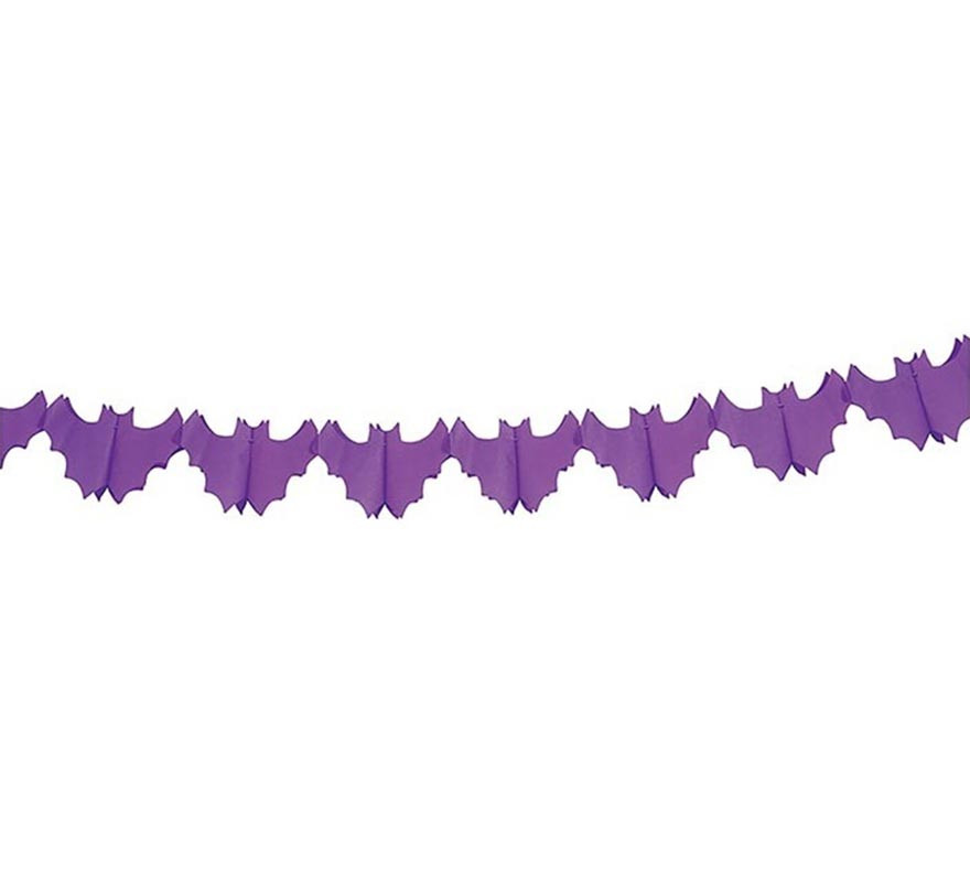 Ghirlanda di pipistrelli viola da 300 cm-B