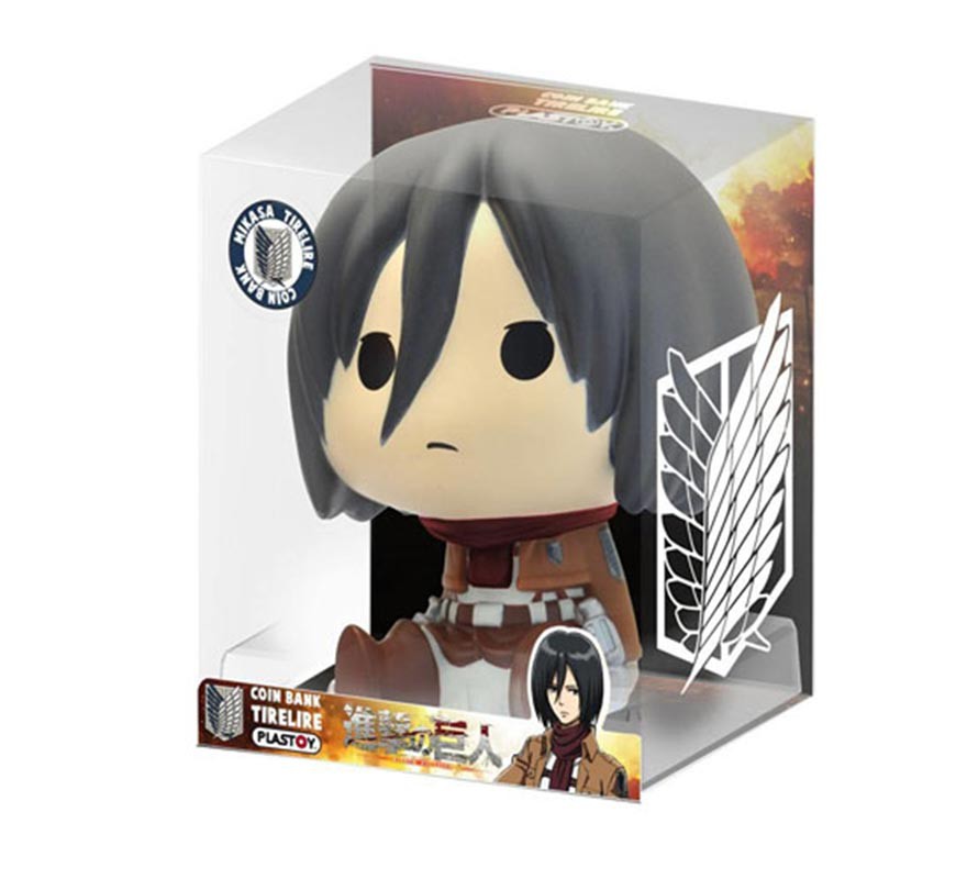 Cofrinho Chibi Mikasa 16 cm-B