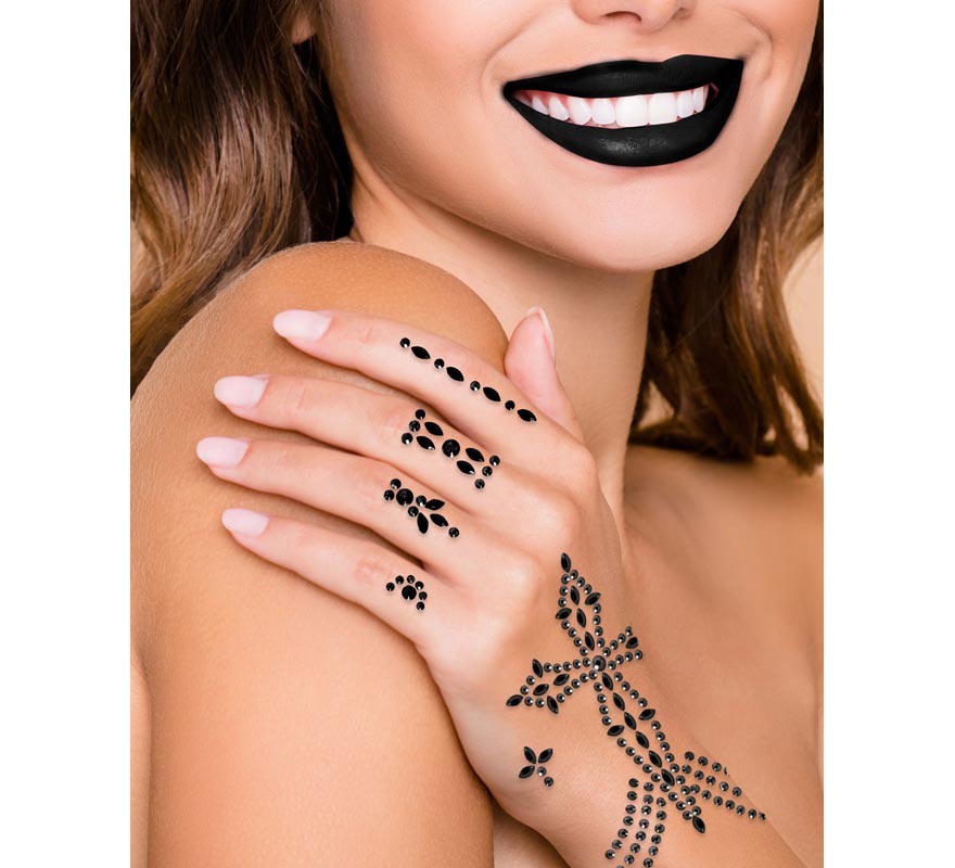 Adhesive Cross Hand Facial Jewelry-B