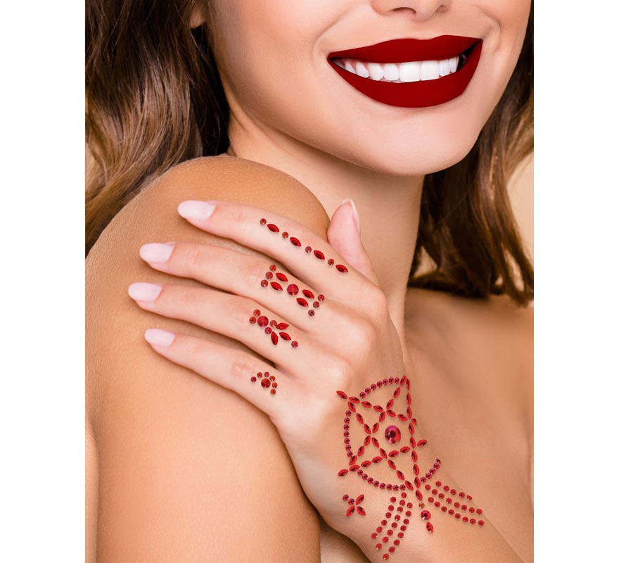 Satanic Hand Adhesive Facial Jewelry-B