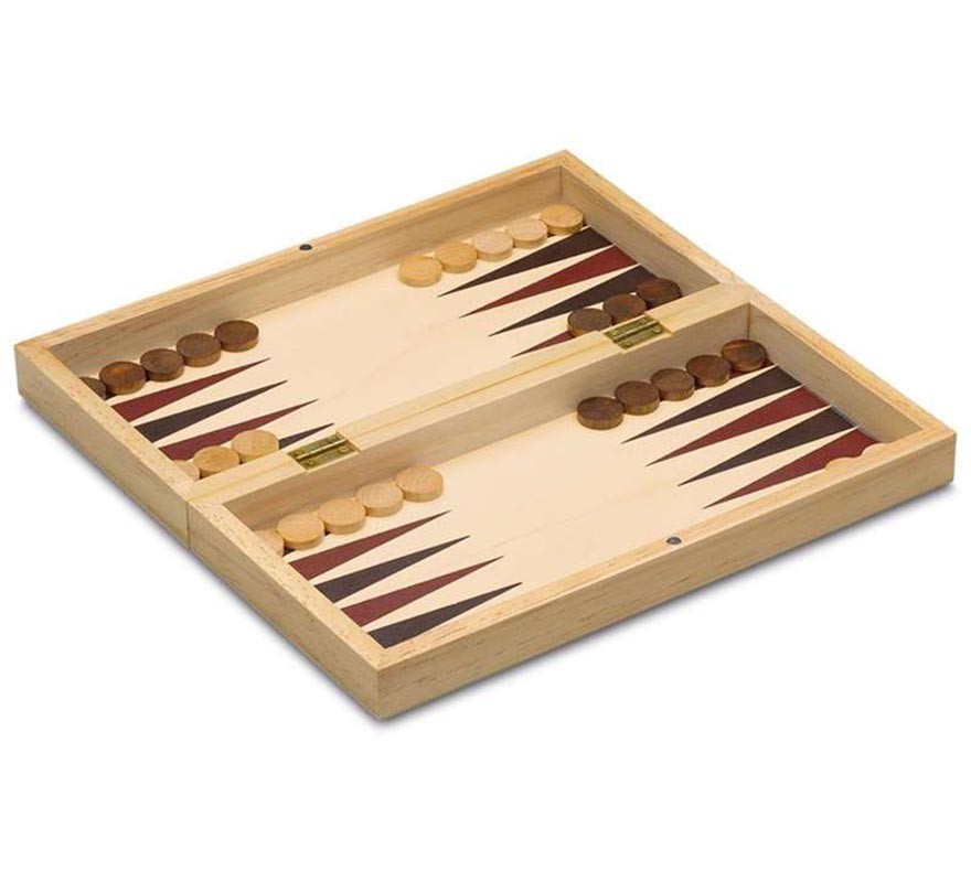 Juego 3 en 1: Ajedrez, Damas y Backgammon de Madera-B