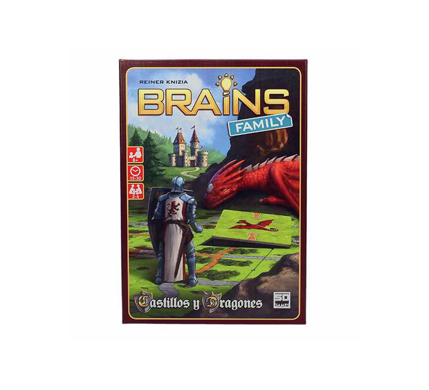 Jogo de tabuleiro Cérebros Castelos e Dragões-B