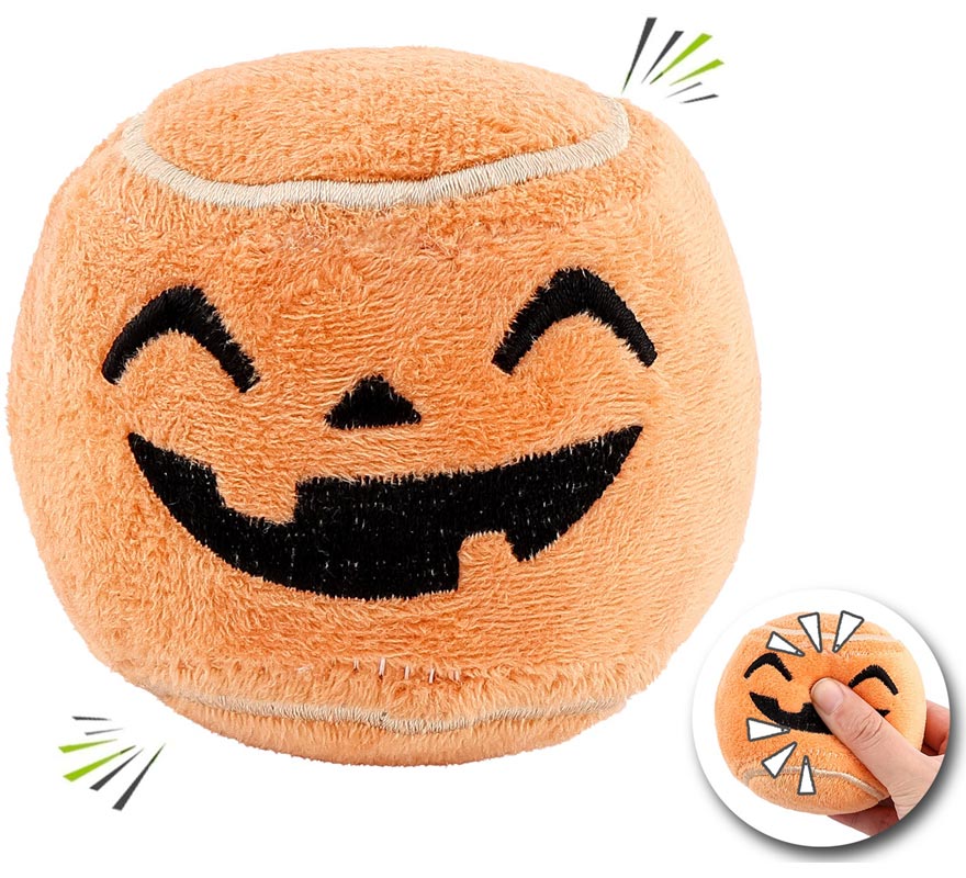 Pet Toy Pumpkin Ball 9.5x8.5 cm-B
