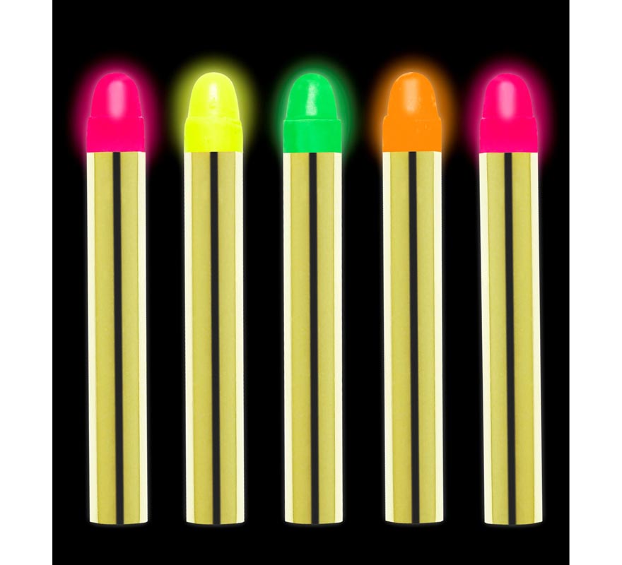 Kit de 5 bastões de maquiagem fluorescentes-B