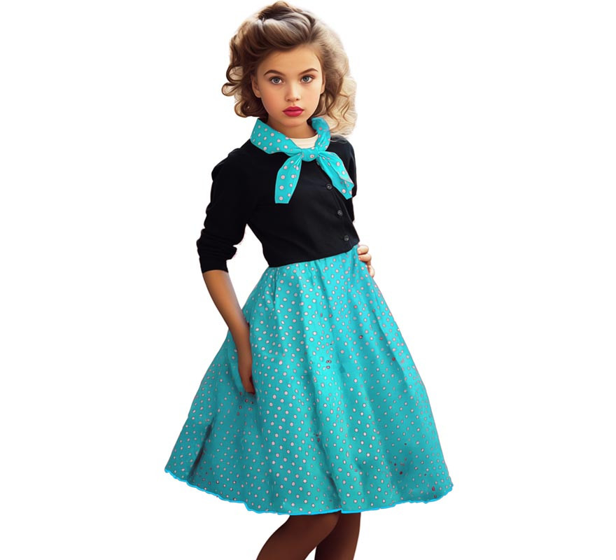 50s Kit for Girls: Scarf and Skirt-B