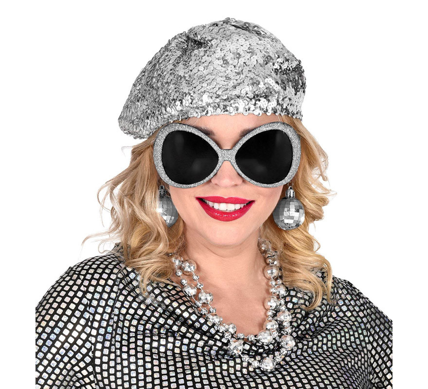 Kit Disco Babe: chapéu, óculos e brincos-B