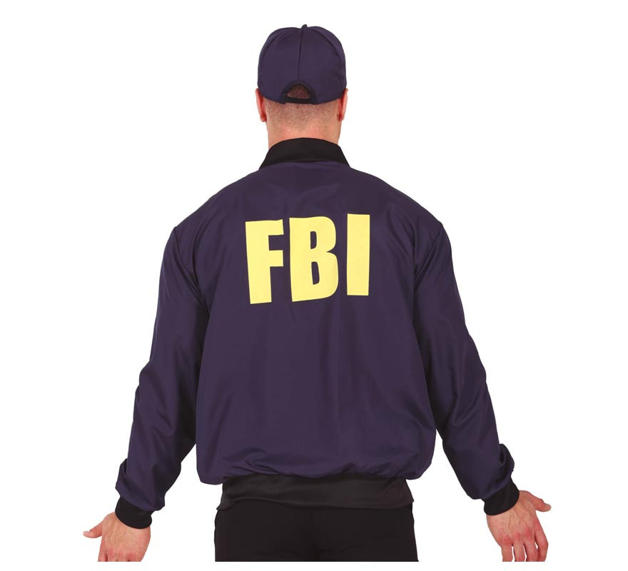 Kit de FBI adulto: Gorro y Chaqueta-B