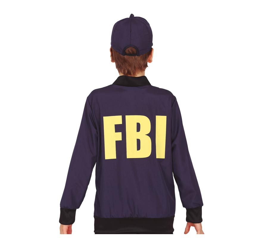 Kit de FBI infantil: Gorro y Chaqueta-B
