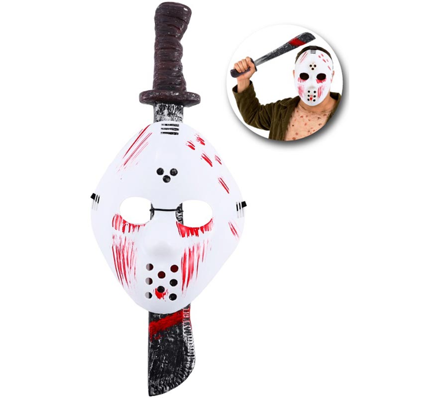 Psycho Hockey Kit: Mask and Machete-B