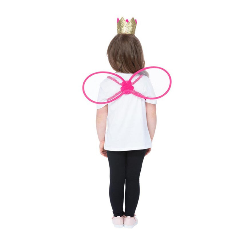 Il kit di Holly del Piccolo Regno di Ben e Holly per bambini: fascia per capelli, ali e bacchetta ma-B