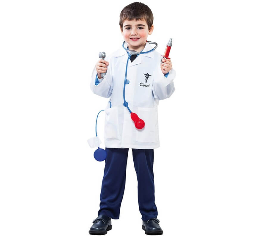 Kit de Médico infantil: Bata con 7 accesorios-B