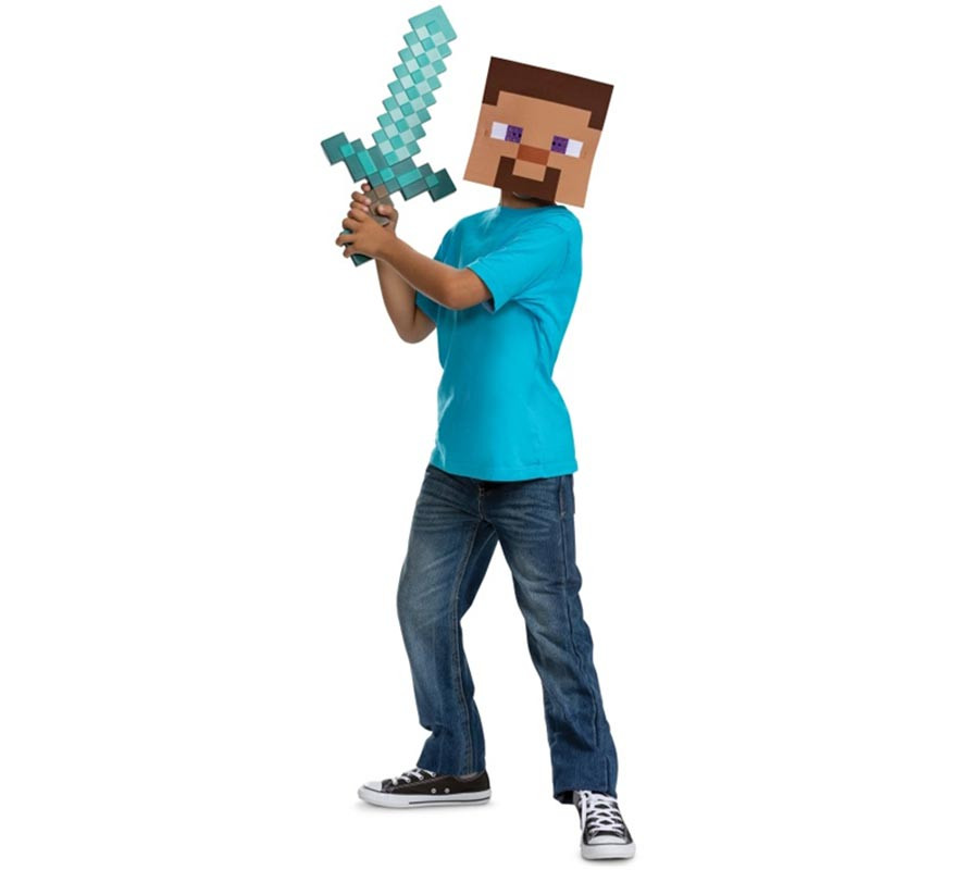 Kit de Minecraft: Espada y Máscara-B