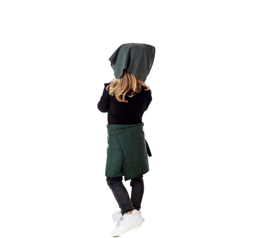 Kit o Disfraz de Castañera Otoño Verde para niña-B