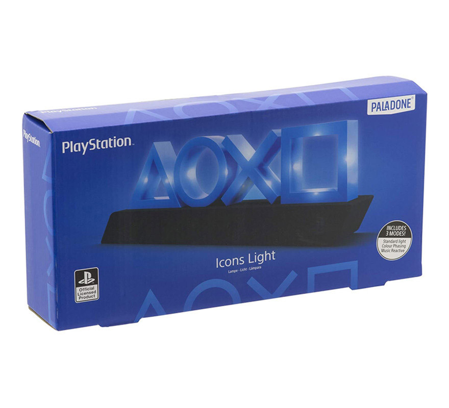Lâmpada 3D Símbolos PlayStation PS5-B