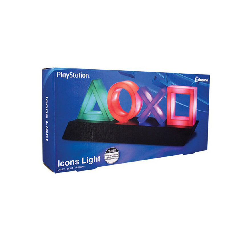 Lâmpada 3D de símbolos do PlayStation-B