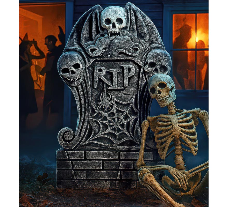 Lápida Calavera de 34x59 cm-B