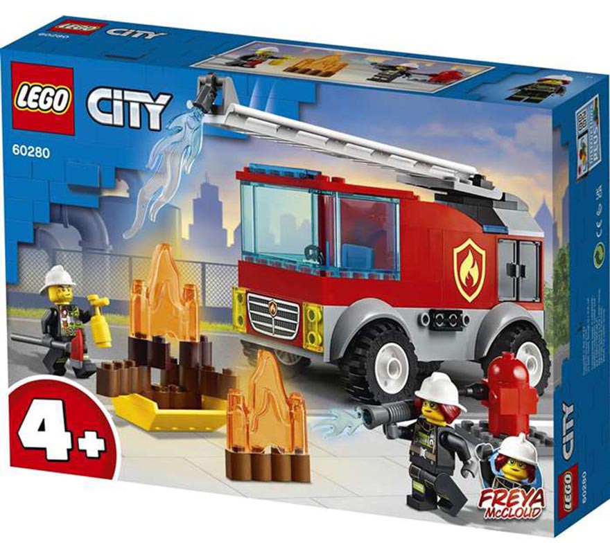 Lego City Fire Camión de Bomberos con Escalera-B