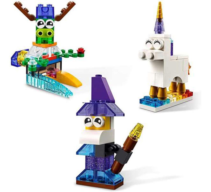 Lego Classic, Transparent Creative Bricks-B