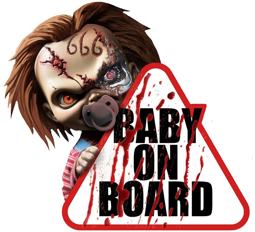 Baby On Board Adhesive Sign 20x20 cm-B