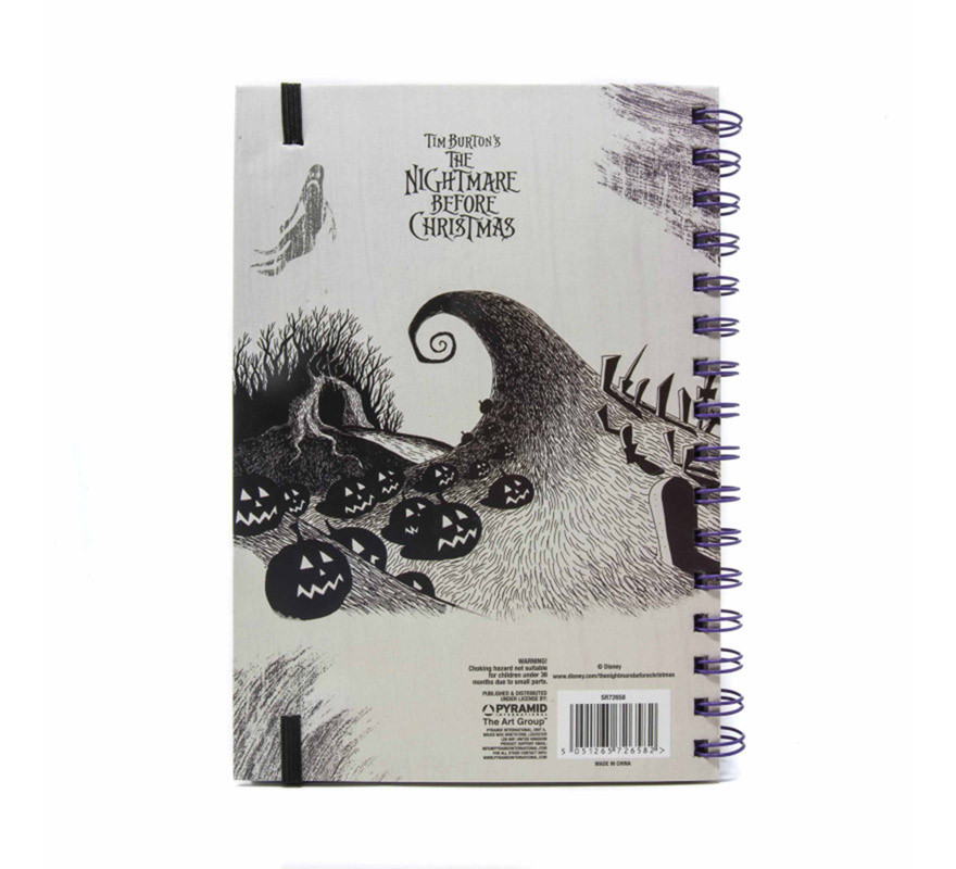 Libreta A5 Pesadilla Antes de Navidad Jack y Sally-B