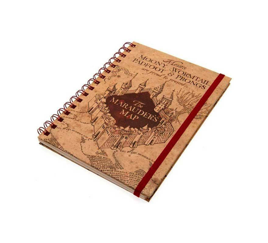 Caderno do mapa do maroto de Harry Potter-B