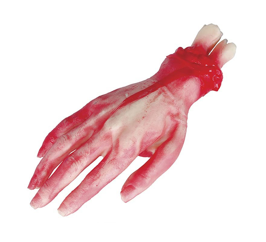 Main avec latex de sang 25 cm-B