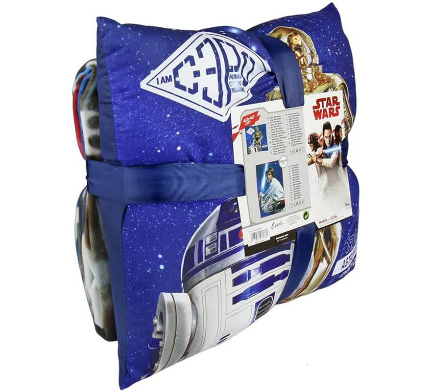 Cobertor Star Wars 100x150 cm e almofada 40x40 cm-B